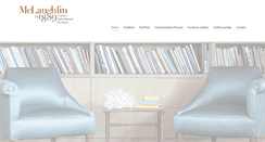 Desktop Screenshot of mclaughlinupholstering.com
